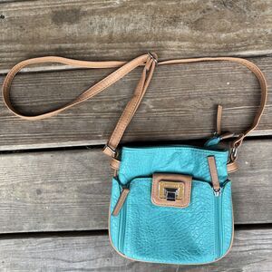 Rosetti Crossbody Pebble Teal With Tan